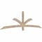 Ekena Millwork Davenport Smooth Timber Gable Bracket, Douglas Fir, 96"W x 28"H x 1 1/2"D x 3 1/2"F, 7/12 Pitch GBW096X28X0204DAV00SDF - alternate 5